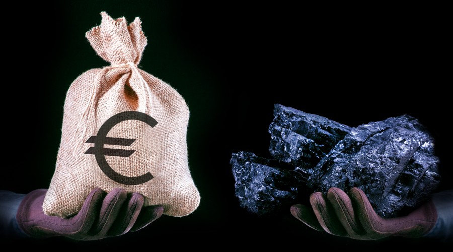 The coal sector is still supported by the richest countries in the world and the EU